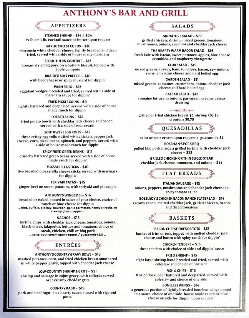 Anthony's Bar and Grill